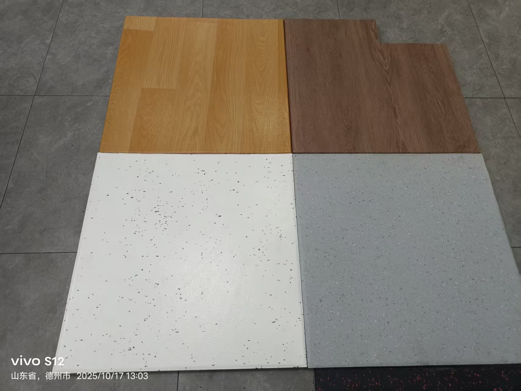 PVC Laminated Rubber Floor