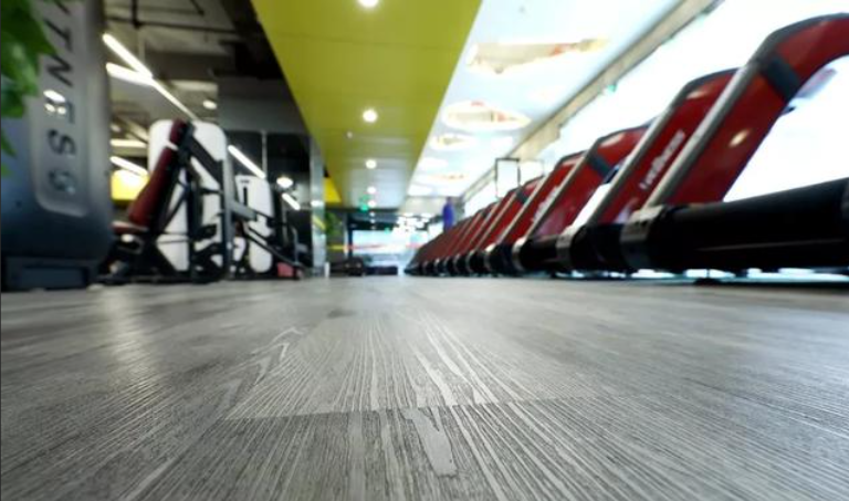 PVC Laminated Rubber Floor