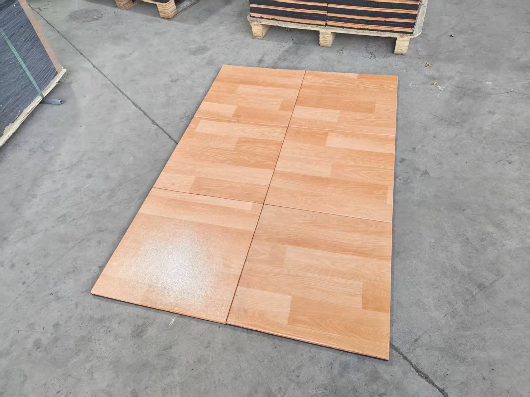 PVC Laminated Rubber Floor